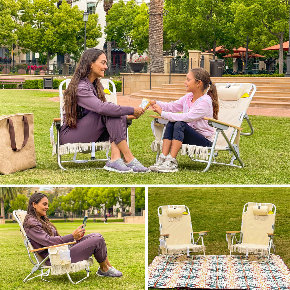 EasyGo Tassel chair padded pillow supports comfortable seating