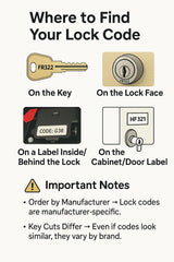 EasyKeys Thule 2872 key blank LF12 closeup shows cutting precision