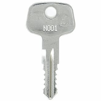 EasyKeys Thule N153 replacement key ready for quick access and use