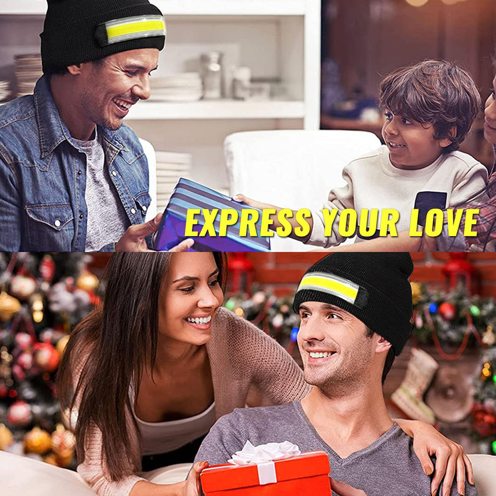 Easymaxx beanie includes a battery indicator to monitor power.
