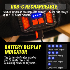 Easymaxx beanie charges via Type-C in three hours for quick power.