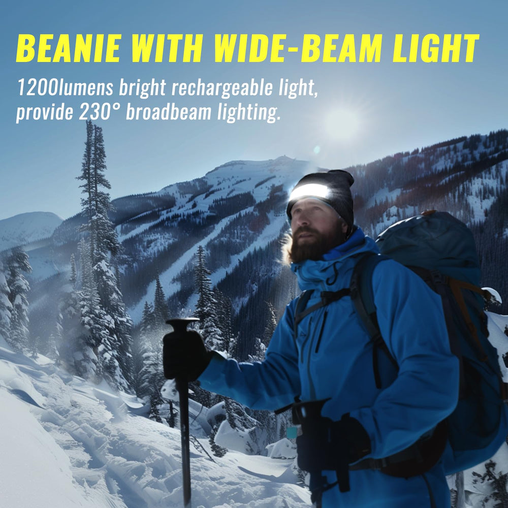 Easymaxx warm beanie shows ultra-soft acrylic blend for cold-weather comfort.