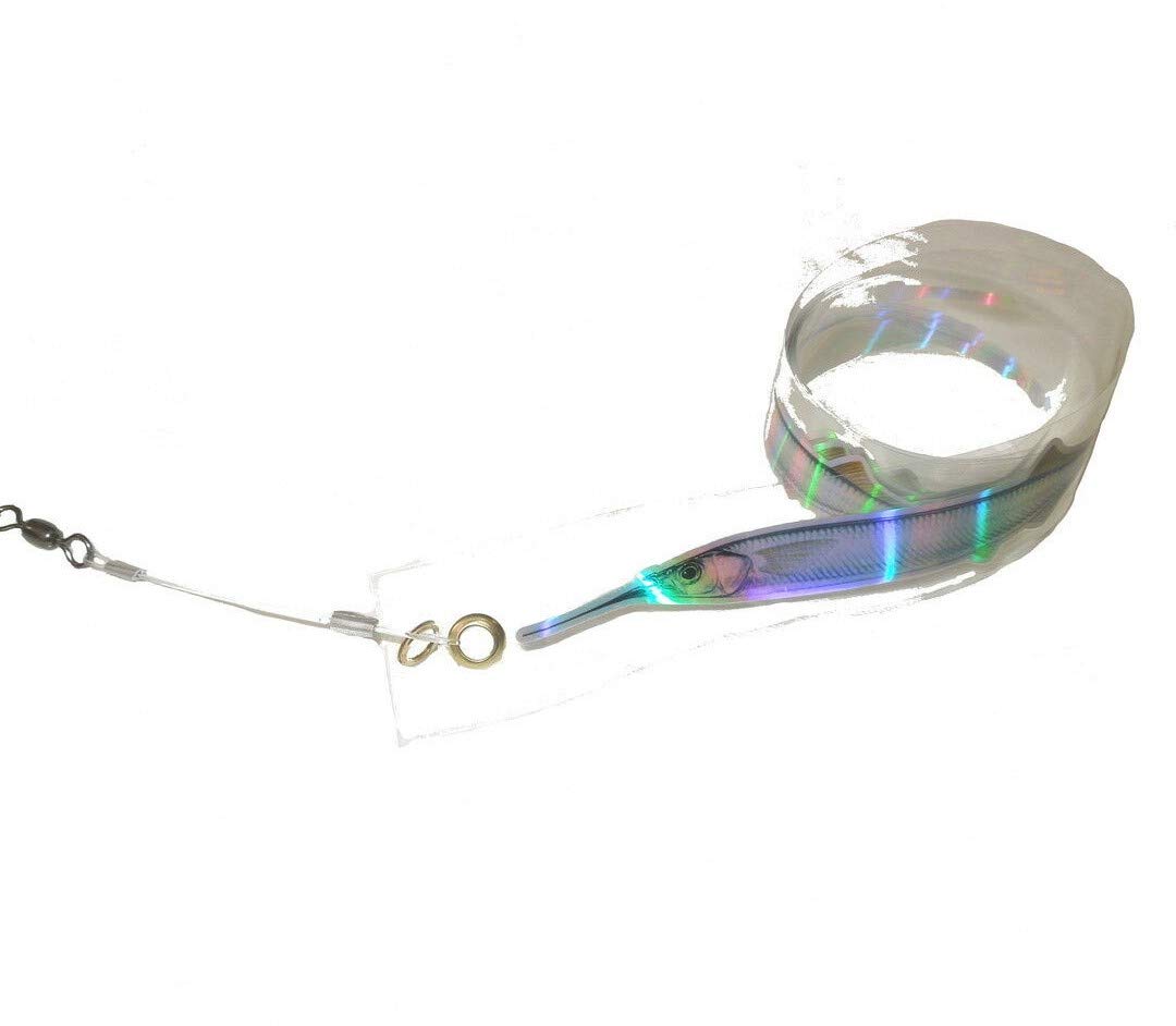 EAT MY TACKLE Ballyhoo Teaser Strips—25 ballyhoo total for versatile rigging.