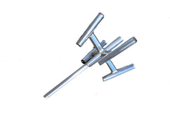 EatMyTackle kite fishing rod holder with gunwale mount, secure up to five rods.