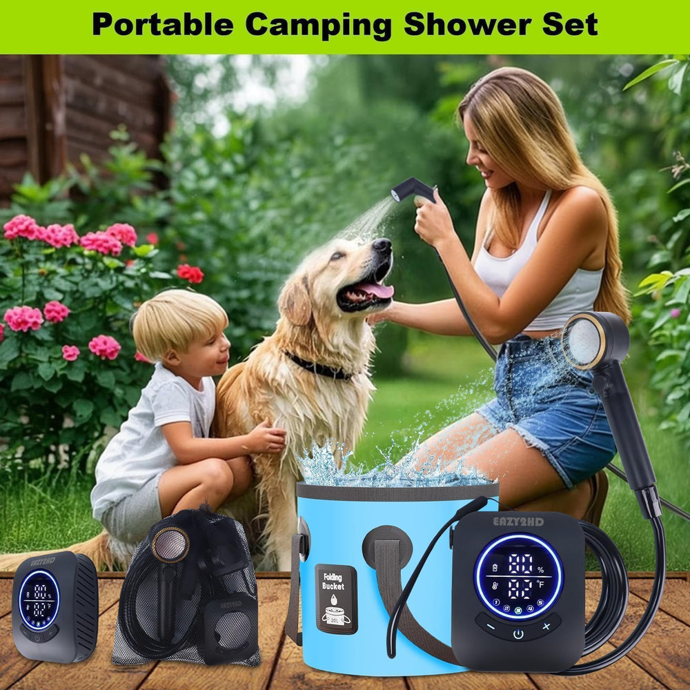 Eazy2hD provides 4 spray modes for customizable outdoor showers