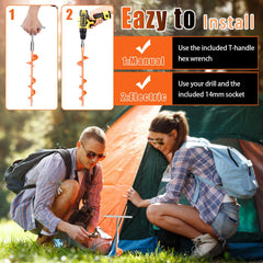 Eazy2hD t-handle-hex-wrench supports quick, tool-assisted installation.