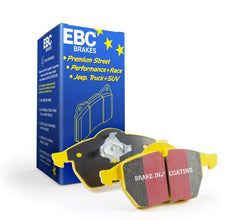 EBC Yellowstuff 4000 front brake pad for Ford/ Lincoln, high-friction street performance.