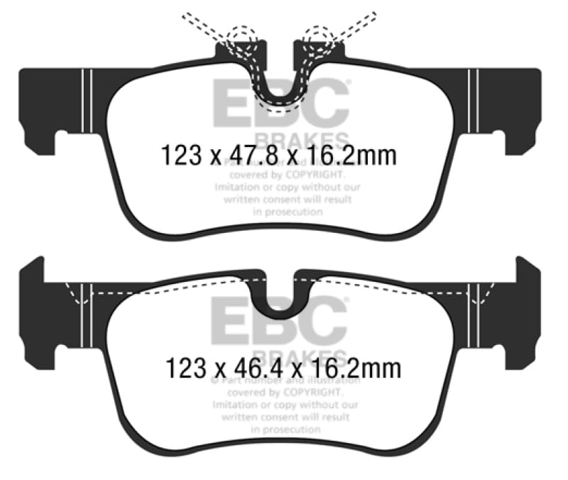 EBC Yellowstuff DP42235R packaging shown for easy identification and ordering.