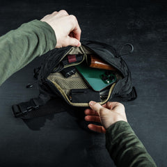 Eberlestock Bando Bag XL interior slip pockets offer quick access to essentials
