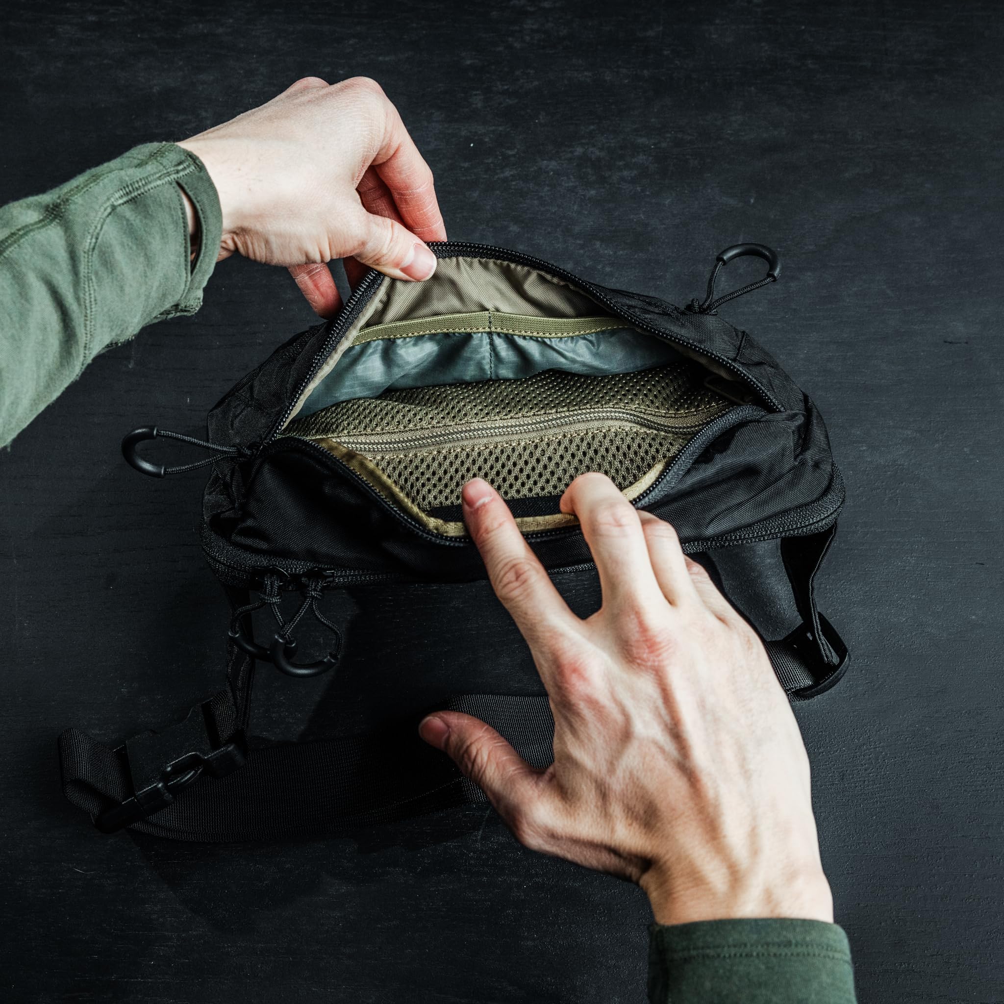 Eberlestock Bando Bag XL integrated tourniquet sleeve keeps essential gear accessible