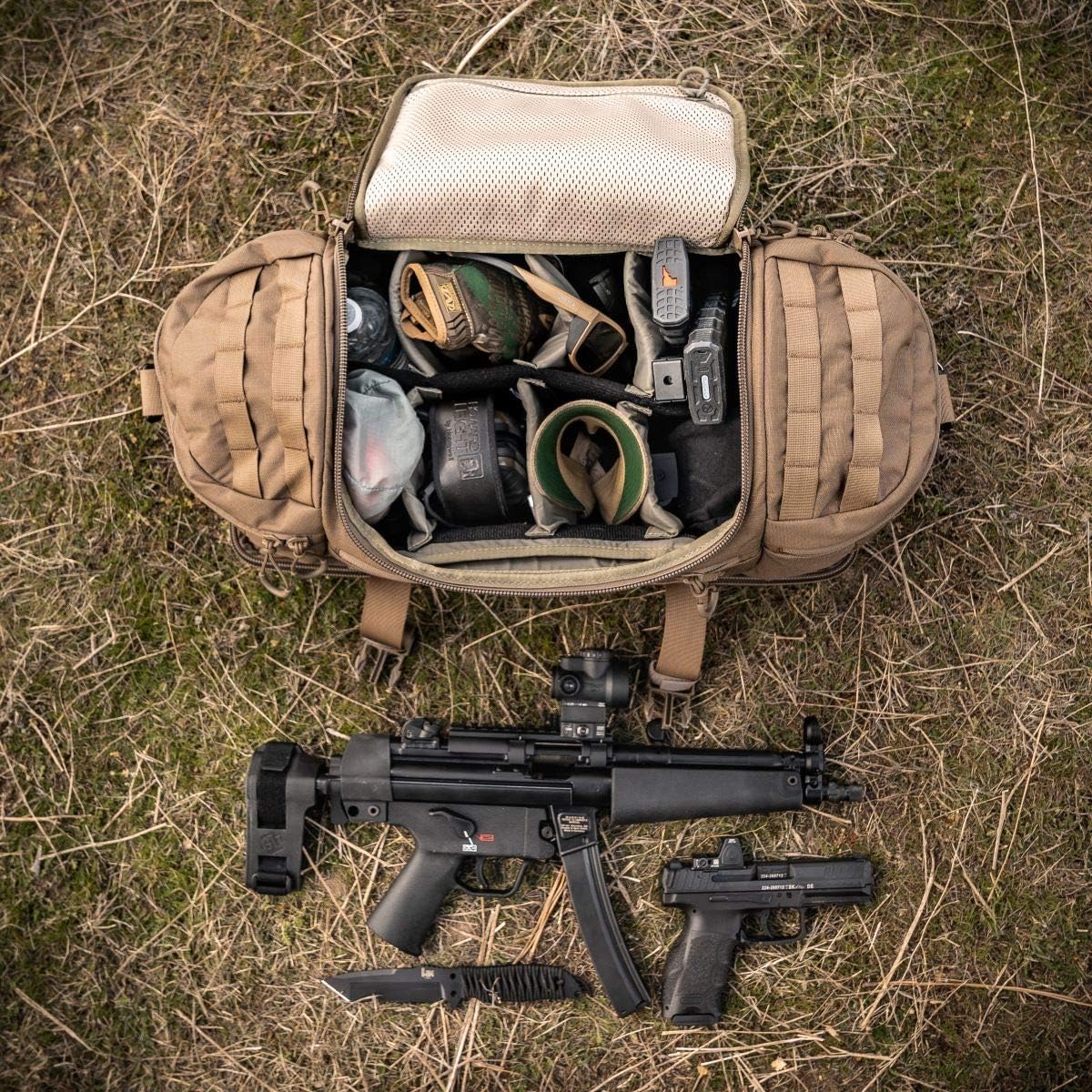 The Eberlestock Bang-Bang Range Bag weighs about four pounds for easy carry.
