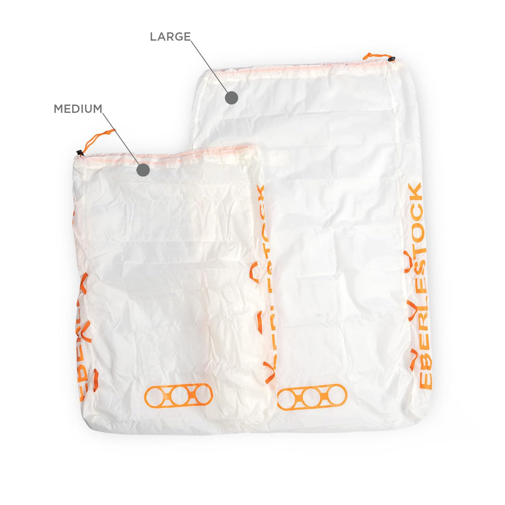 Eberlestock EMOD Quarter Bag Medium setup image highlights secure webbing loops for attachment
