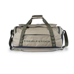 Eberlestock Hyllus duffel bag front view for durable travel and gym gear storage.