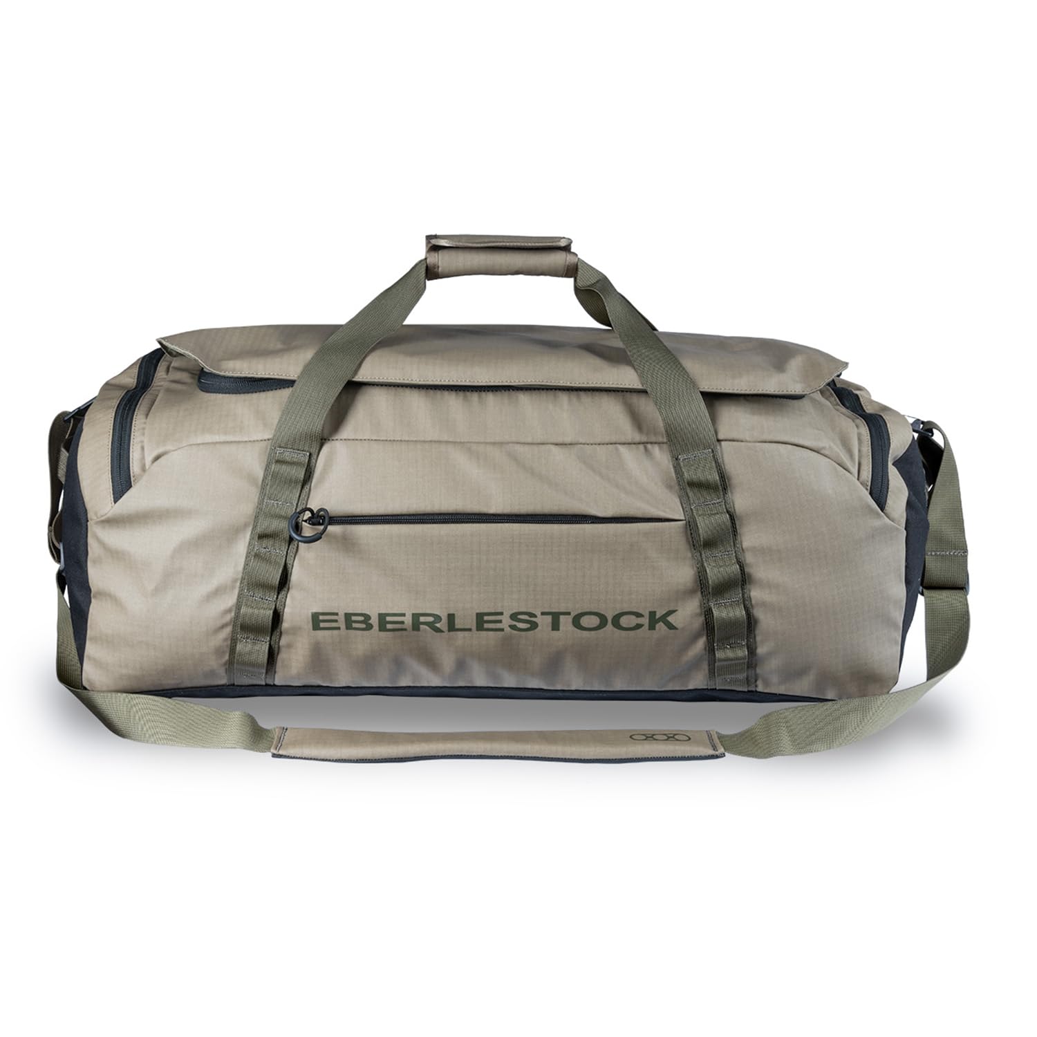 Eberlestock Hyllus Duffel water-resistant exterior protects gear during travel.