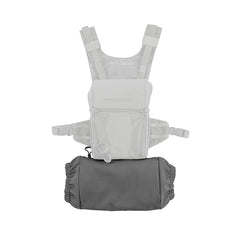 Front view of Eberlestock Recon Handwarmer in gray for easy access