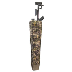 Eberlestock Side Scabbard Mountain profile keeps a bolt-action rifle secure during rugged hunts.