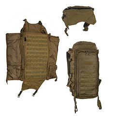 Eberlestock Skycrane II Little Brother pack detachable for quick-access gear.