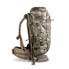 Eberlestock Vapor 2500 in-use on rugged trail demonstrates compact, balanced carry for adventures