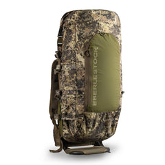 Eberlestock Vapor 5000 V2 backpack close-up buckle detail emphasizing ultralight durability for backcountry trips.