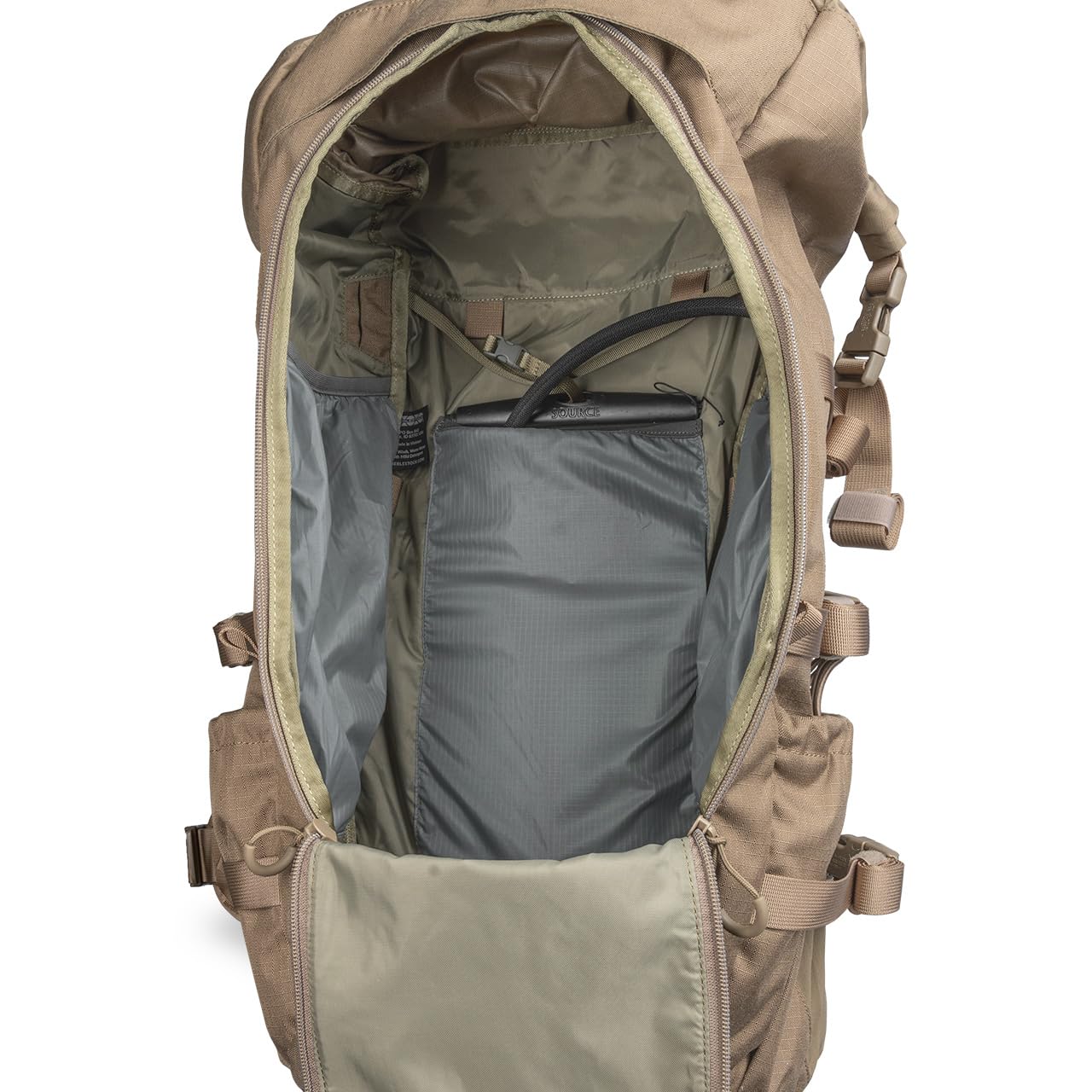 Eberlestock Vapor 5000 V2 front view, all-weather rugged design for outdoor adventures