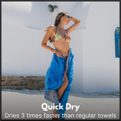 ECCOSOPHY Laguna double-sided design adds style while drying fast after workouts or trips.