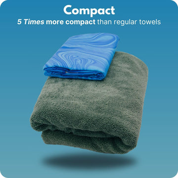 ECCOSOPHY Laguna multi-use towel ideal for gym, pool, and outdoor adventures.