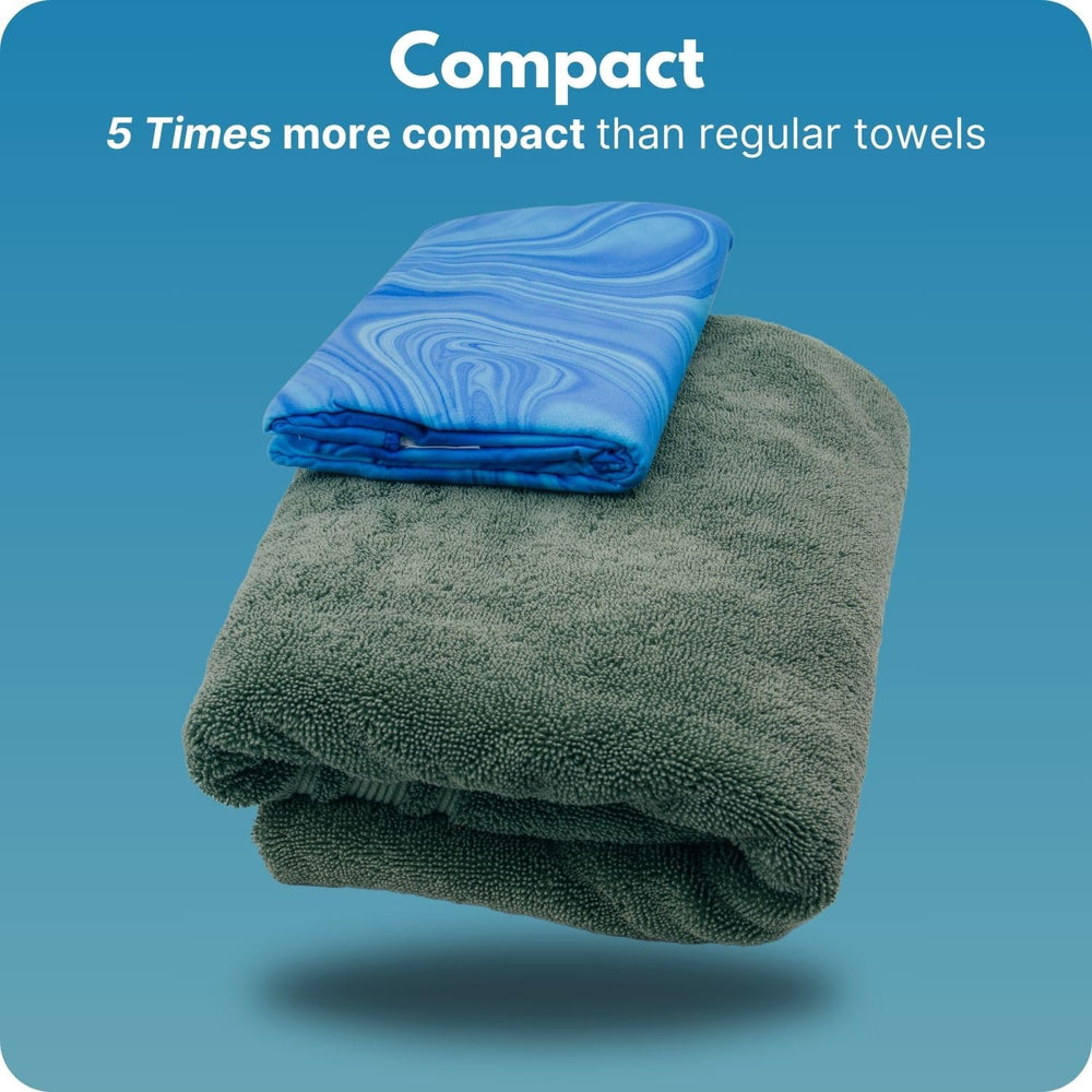 ECCOSOPHY Laguna multi-use towel ideal for gym, pool, and outdoor adventures.