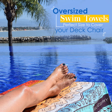 ECCOSOPHY Marrakesh USA-designed towel with travel-ready performance