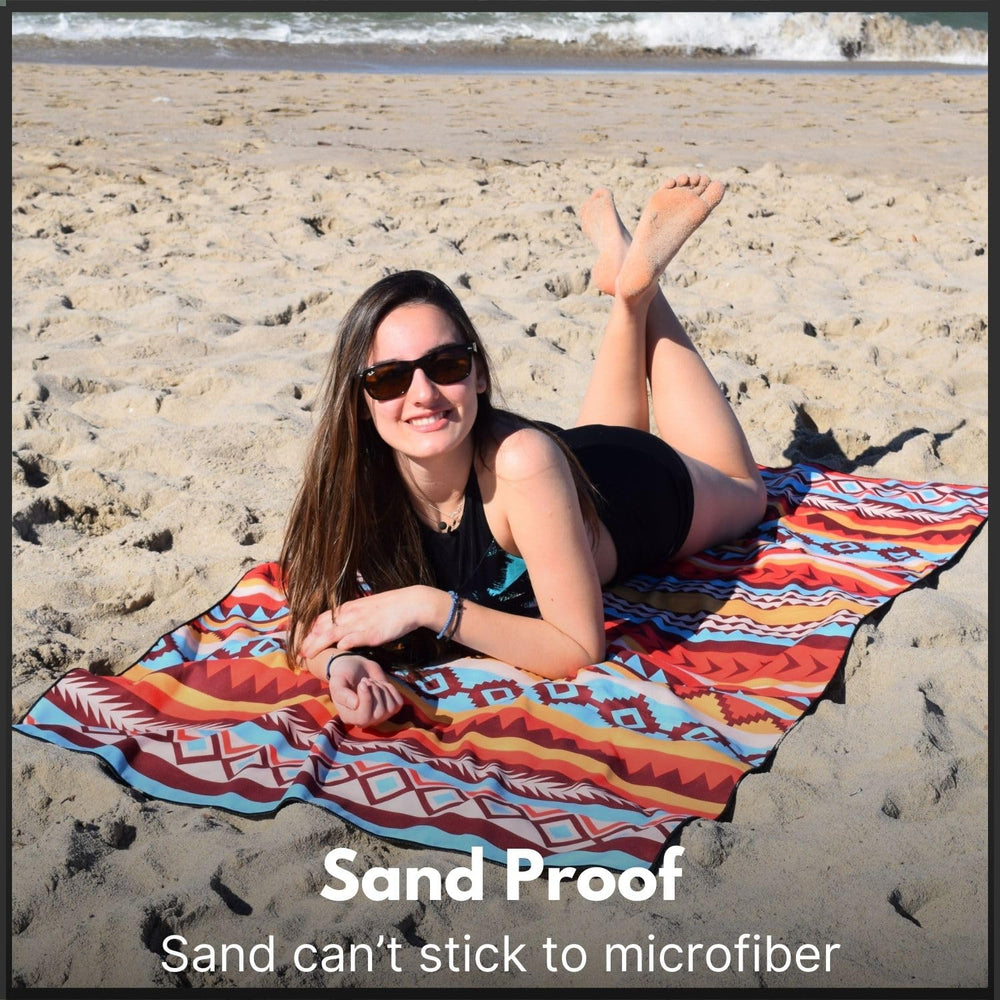 ECCOSOPHY versatile towel suits swimming, camping, yoga and outdoor adventures.
