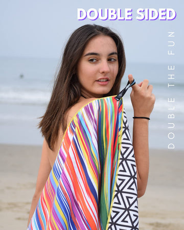 ECCOSOPHY travel pouch included keeps the towel organized for trips.