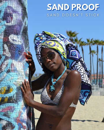 ECCOSOPHY Mykonos gift-worthy towel for travelers and families.