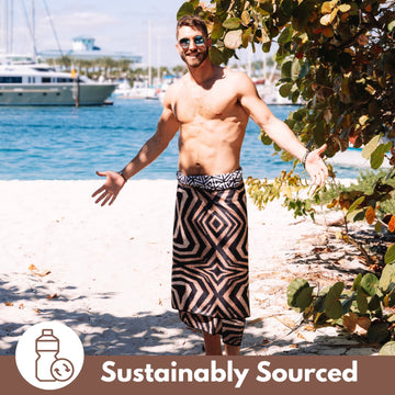 ECCOSOPHY travel-pouch included towel, convenient storage for on-the-go adventures.