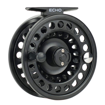 Echo Base Reel 6/8 front view shows compact, light design for easy casting
