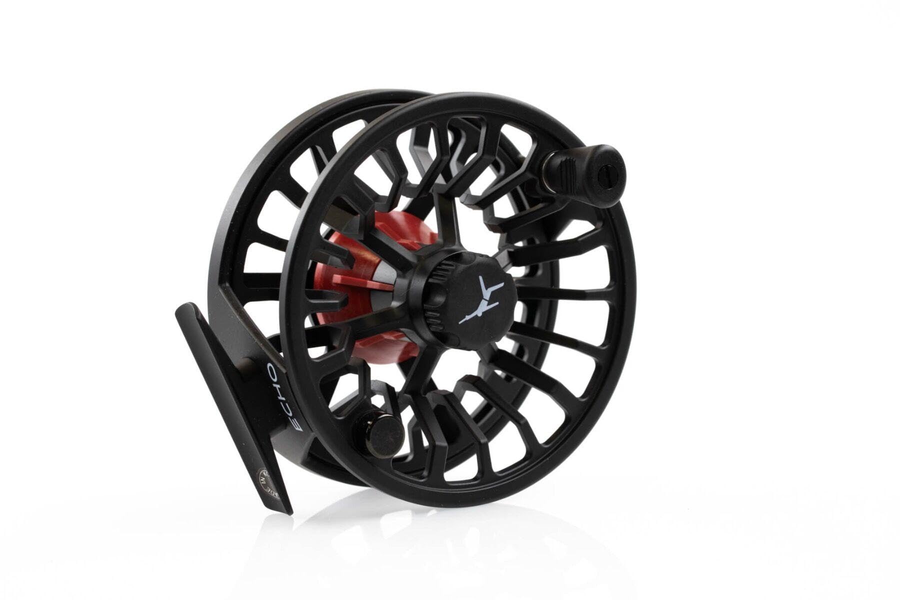 Echo Bravo Fly Reel front view, showcasing aluminum alloy build for saltwater durability and smooth drag
