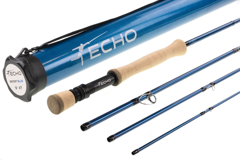 Echo BSB-990 Boost Blue 9-foot rod for precise streamer casting on rivers