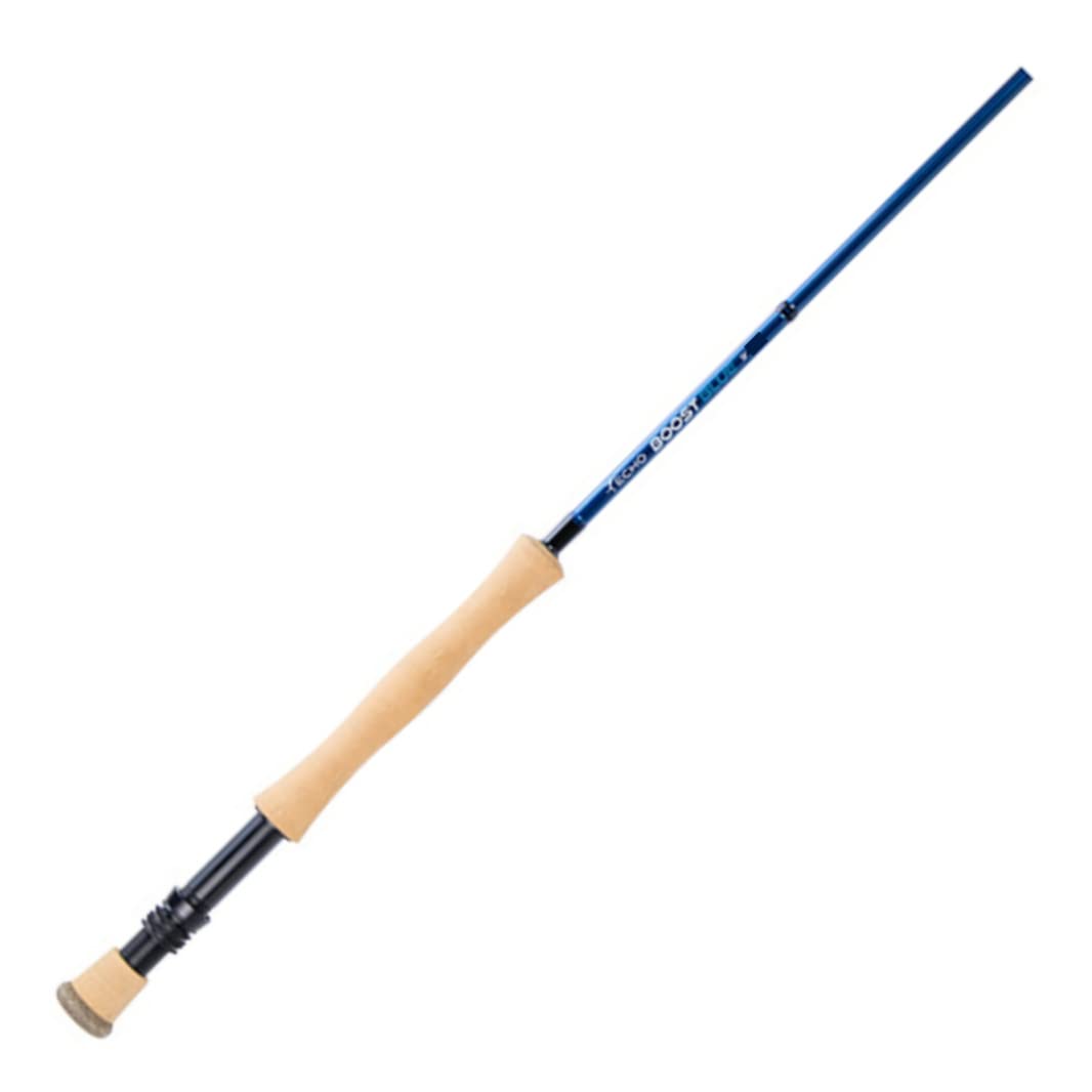Echo BSB-990 Boost Blue 9-foot rod in action during streamer casting