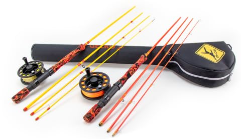ECHO Gecko PANFISH #4 Kit with Rod, Reel and Case for Kids
