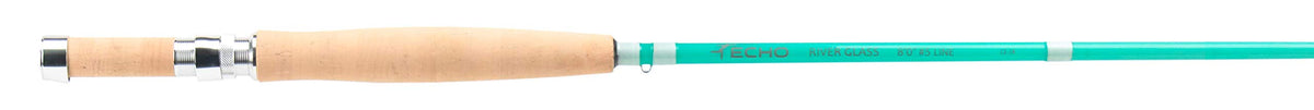 ECHO River Glass Fly Rod #3 six-nine Glacier offers a classic fiberglass feel for trout fishing