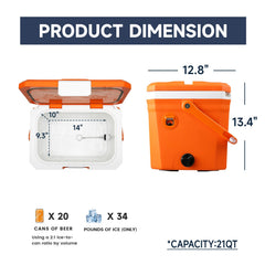 EchoSmile Ultra-Light cooler durable-corners resist bumps on outdoor trips.