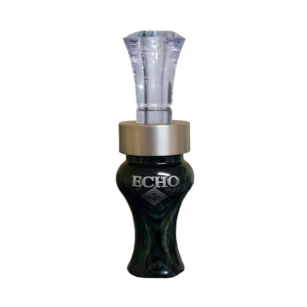 Echo Timber Duck Call in use for dense timber hunting scenarios