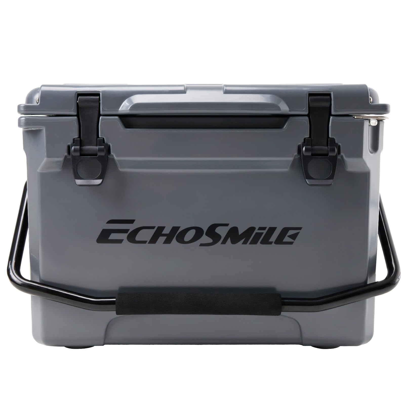 EchoSmile 25qt rotomolded cooler exterior shows rugged outdoor durability