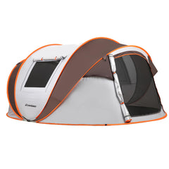 EchoSmile instant pop-up tent demonstrating quick setup for stress-free camping.