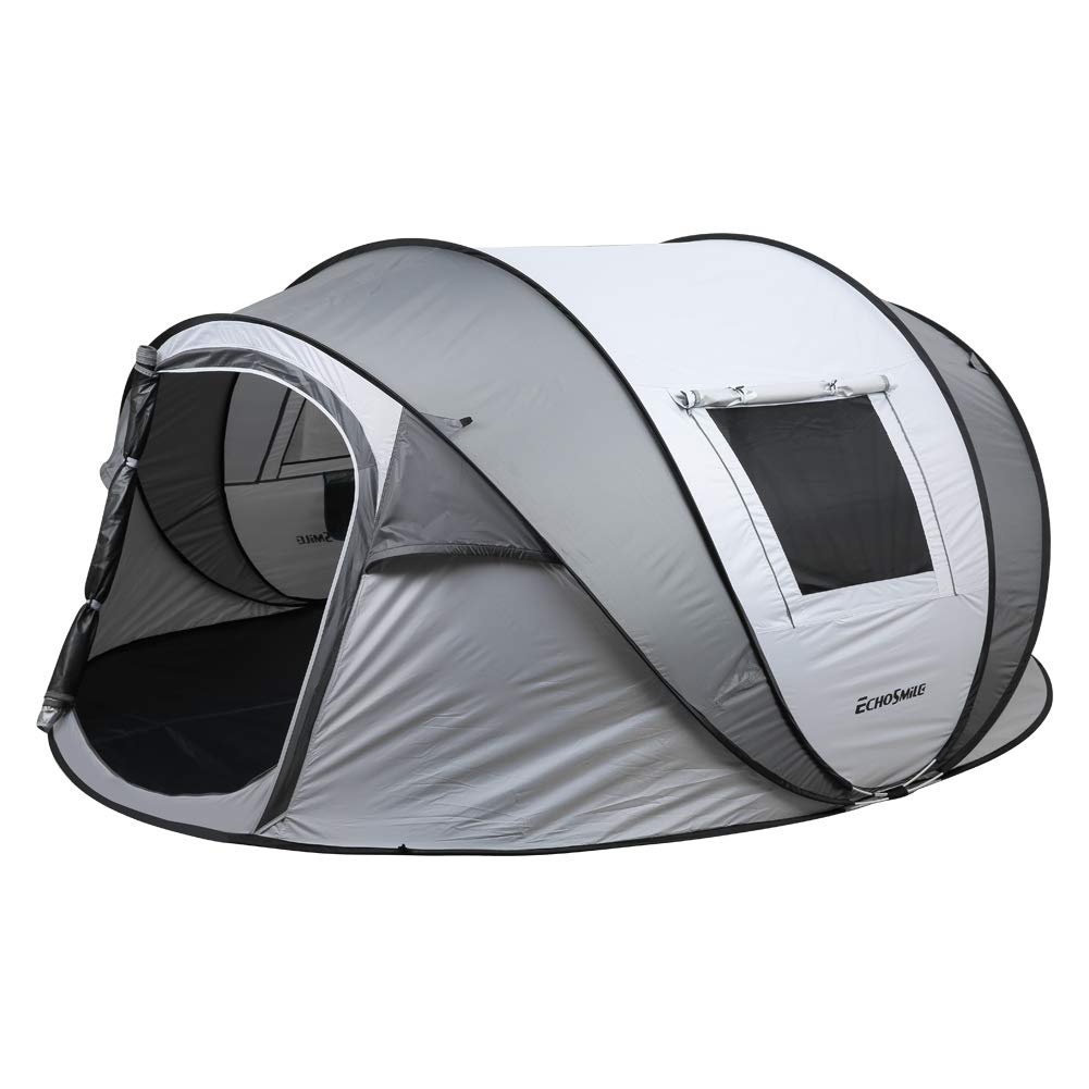 EchoSmile pop-up tent double doors enable easy in-out access.