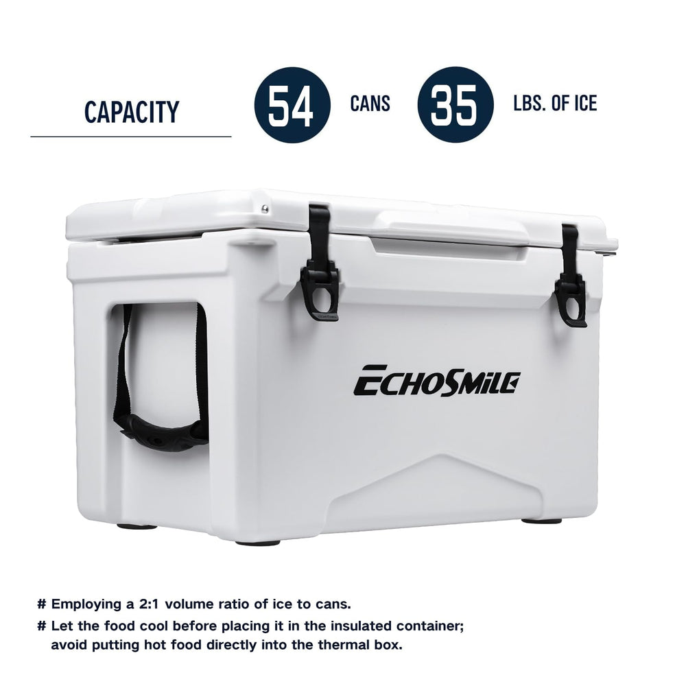 EchoSmile lid-seat design with anti-slip feet supports secure transport and on-site seating.