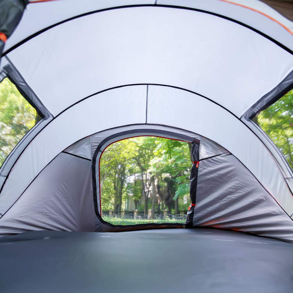 EchoSmile carry bag with tent demonstrates easy transport and organized storage.