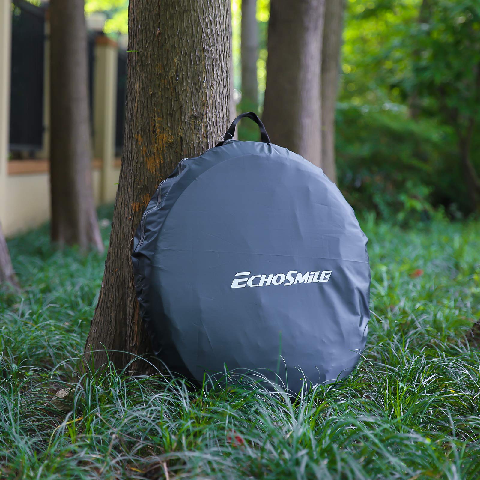 EchoSmile front and back doors with dual zippers enable easy access.