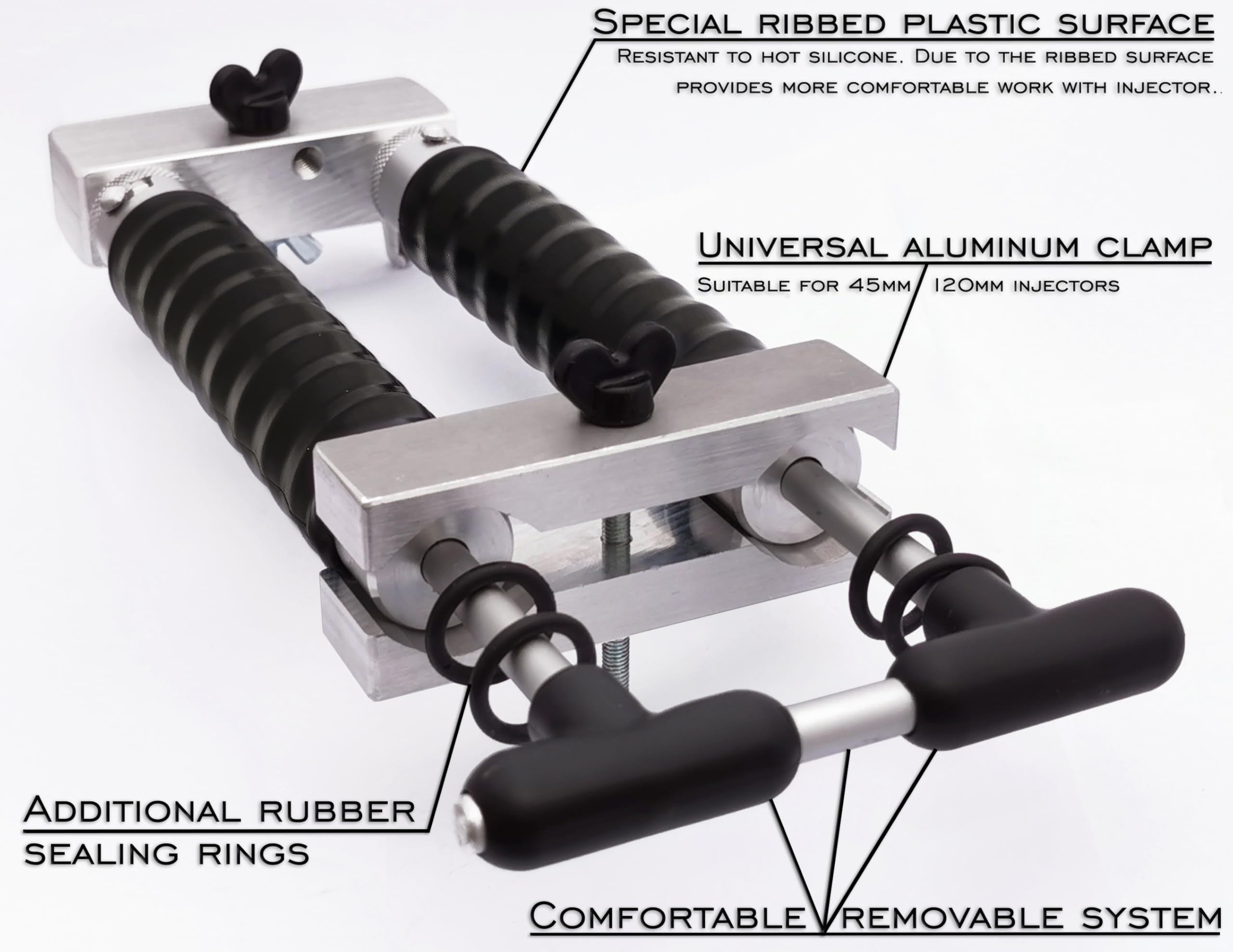Eco-leather storage case keeps injectors organized between sessions