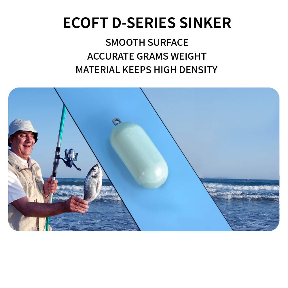 ECOFT packaged sinkers various sizes demonstrate a versatile kit for rigs.