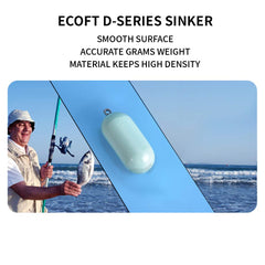ECOFT raindrop sinkers in varied sizes packed together