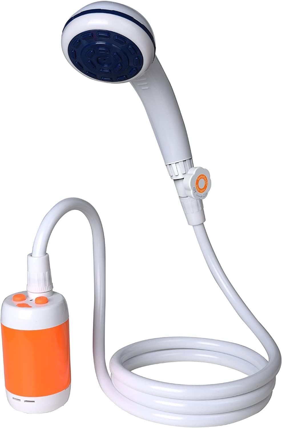 EcoTrek camping portable shower with USB pump for easy outdoor cleaning